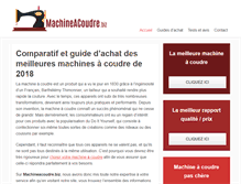 Tablet Screenshot of machineacoudre.biz